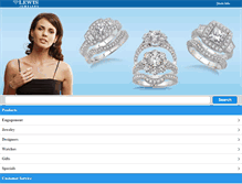 Tablet Screenshot of lewisjewelersutah.com